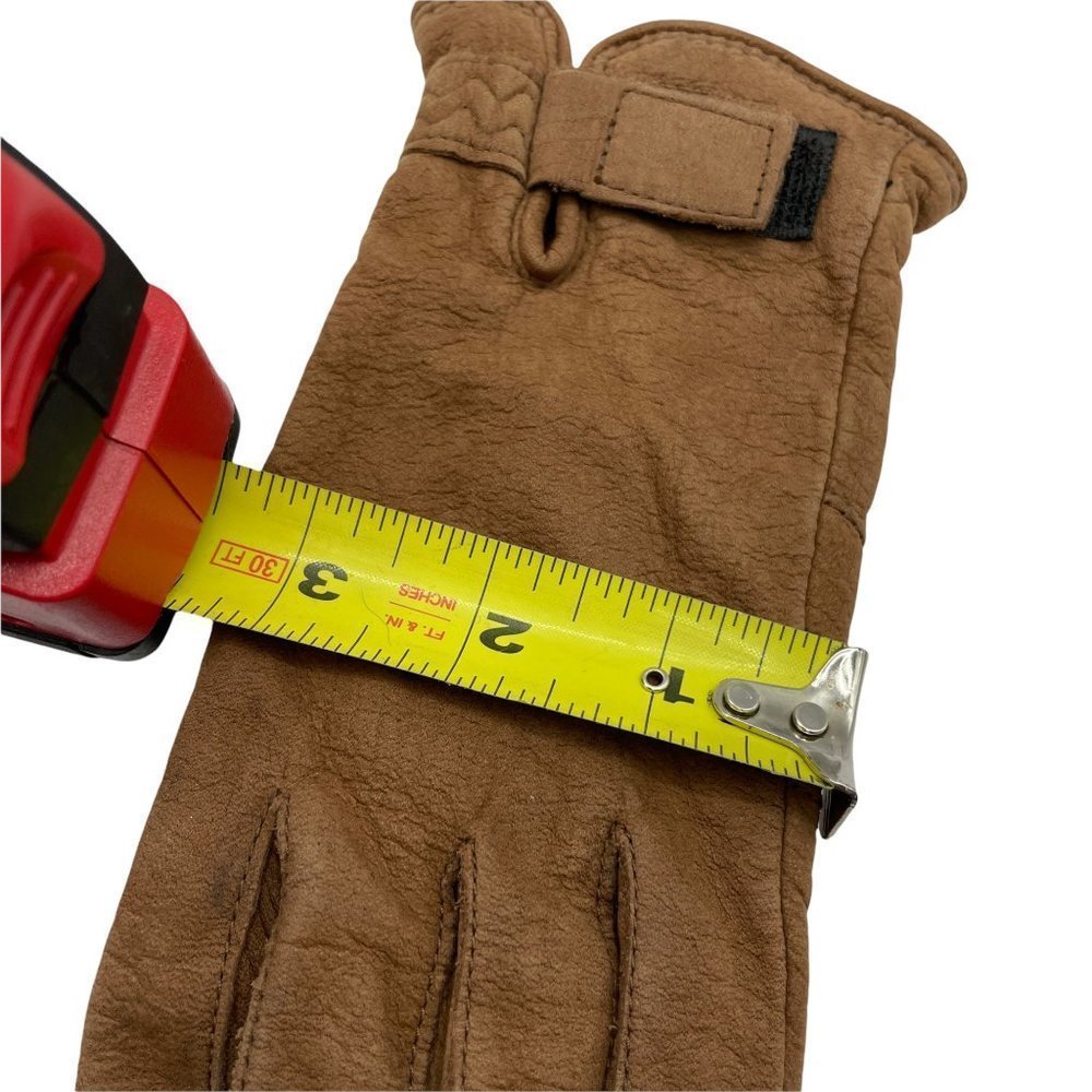 VINTAGE Fownes Leather Gloves Brown Women’s Medium - Picture 7 of 7